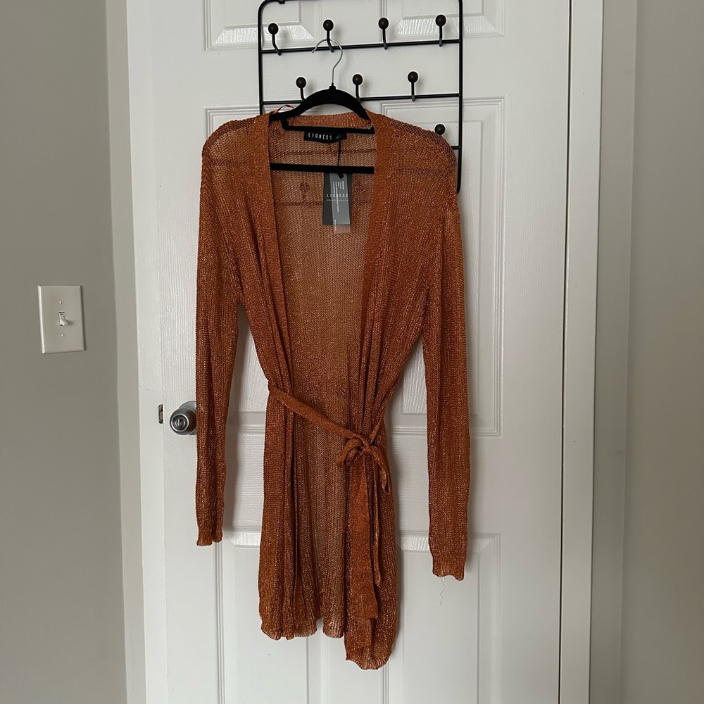 Lioness Burnt Orange Long Sleeve Dress